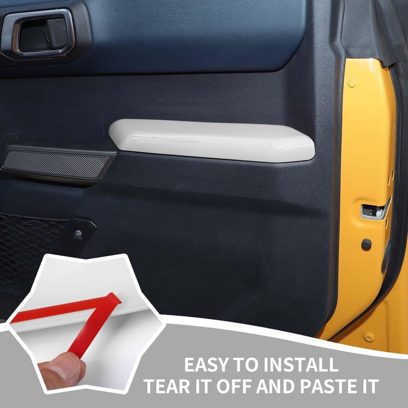 RAZPOY for Bronco Door Inner Handle Panel Cover Compatible with