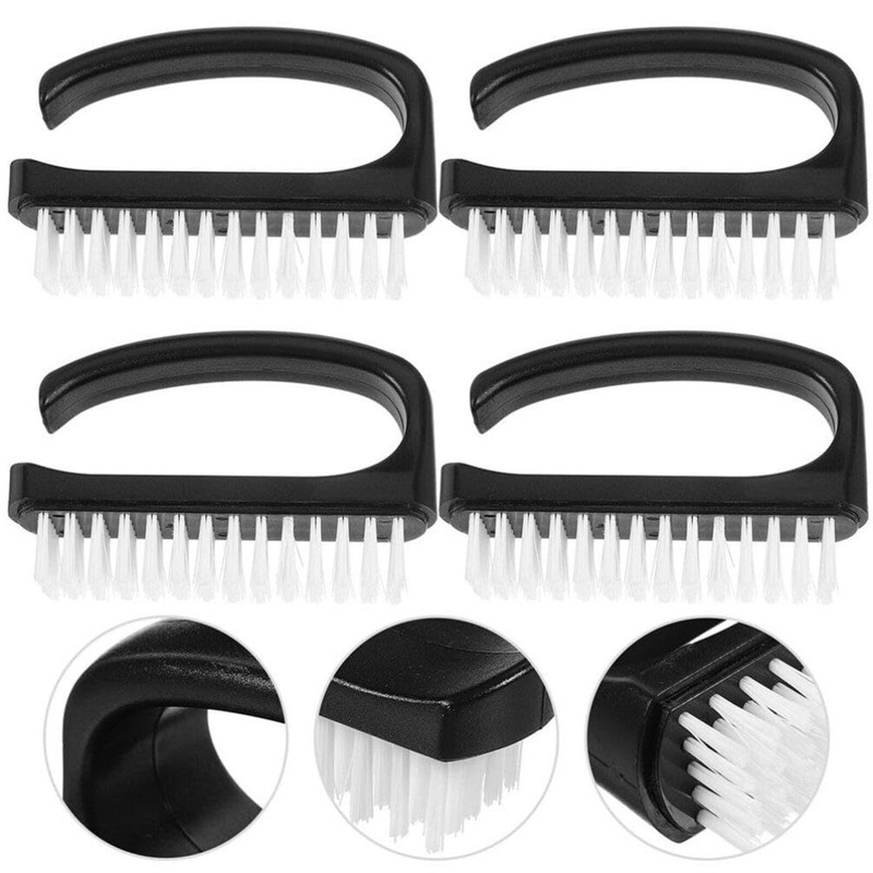 CVNRCLP Recycled Plastic Nail Brush with Ergonomic Handle - Eco-Friendly
