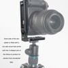 Camera L Shape Bracket Aluminium Alloy Vertical Horizontal Quick Release