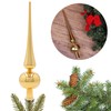 Pointed Christmas Tree Topper Christmas Topper Decoration 30cm (Gold)