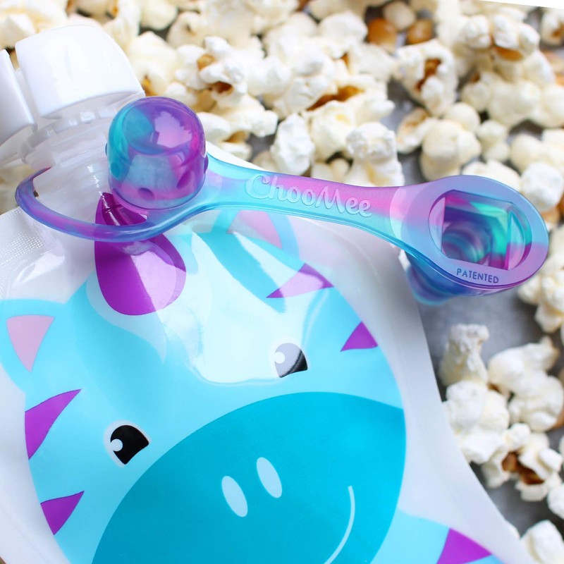 ChooMee SoftSip Food Pouch Tops | 4 CT | Swirl