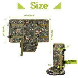 ENPOINT Snake Gaiters - Snake Gators for Men & Women, Camo Gators for Hiking Boots, Shoe Gaiters for Hiking, Hunting, Fishing, Farm Equipment, Hunting Equipment