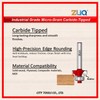 ZUQ 1/4" Radius Round Over Router bit, Precision Carbide Tipped