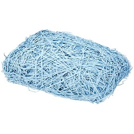 Box.it.pack.it Light Blue Shredded Kraft Paper, 200g