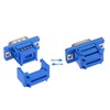 QUARKZMAN D-Sub DB9 Connettore 9 Pin 2 filo Maschio Femmina