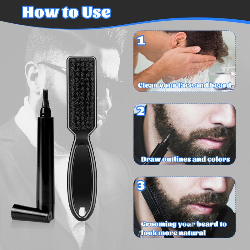Beard Pencil Sets for Men - Precise Beard Contours and