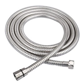 HOMEIDEAS 2.5m Shower Hose 304 Stainless Steel Extra Long Shower Hose Replacement Handheld Shower Head Hose Extension