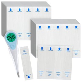 Juvale Juvale 100-Pack Disposable Digital Thermometer Probe Covers - Oral, Rectal, Armpit Temperature Reading Sheath Sleeves