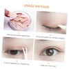 minkissy 4 Pcs Lace Mesh Double Eyelid Sticker Two Sided