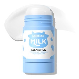 Milk Face Moisturiser, Milk Hydrating Balm Stick, Hydrating Face Cream for Dry & Sensitive Skin, Makeup Base, Face & Body Moisturizer with Hyaluronic Acid, Tender Skin, 40g