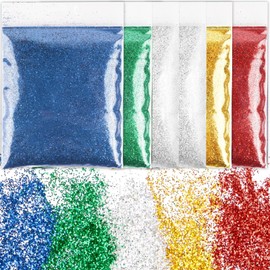 Glitter Powder 6 Pieces Glitter Powder for Crafts Glitter Powder for Crafts DIY Craft Decoration Glitter Powder Set Suitable for Making Crafts and Nail Art