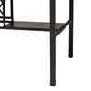 Baxton Studio Vintner Industrial Brown and Black Pub Table with