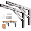 Folding Shelf Brackets 12 inch 2 Pcs Max. Load 220lb