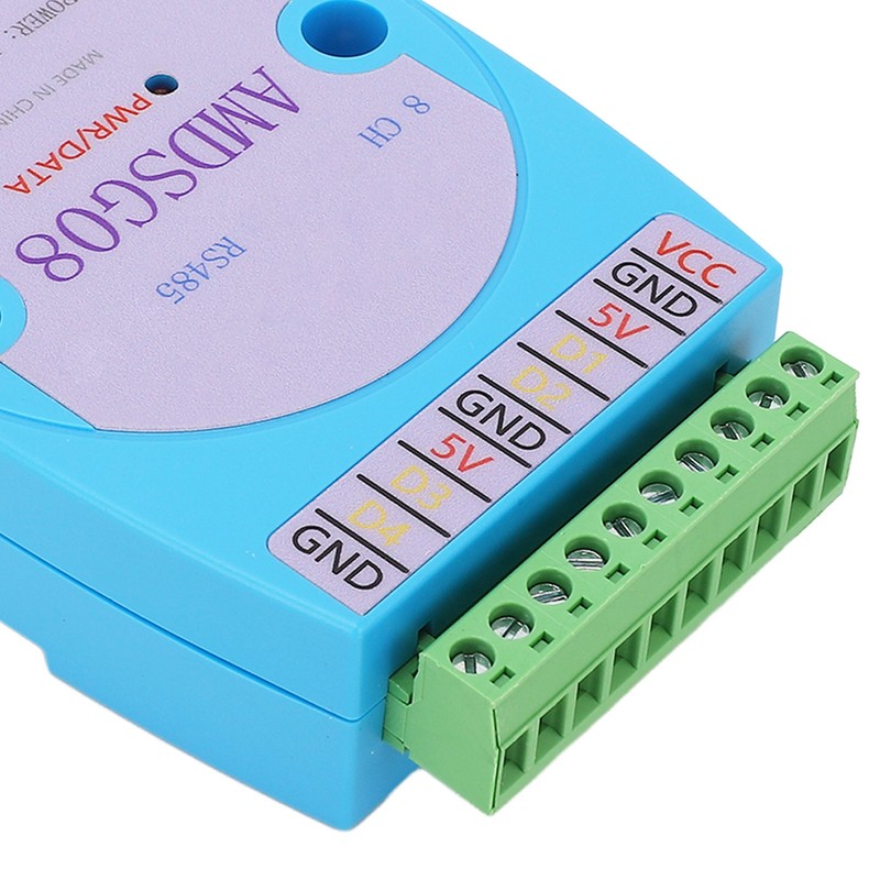 Temperature Data Acquisition Module 8CH Collection Logger RS485 DC7‑25V for