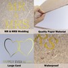 OIIVPOK Large Wedding Card, MR and MRS Bridal Shower Card,