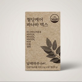 담백하루 혈당케어 바나바 맥스 아연 크롬 셀렌 60포 1개