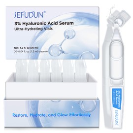 3% Hyaluronic Acid Serum for Face,Hydrating Skincare,Hyaluronic Acid Face Serum for Anti Aging,UltraHydrating Serum,Hyaluronic Acid Tubes Single-Use Vials,Facial Serum for All Skin Type(1.2 ml*30)