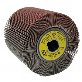 Klingspor 104999"SM 611 S" K240 Wheel Abrasive Mop, 0 V, Brown, 100 x 100 x 19 mm
