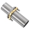 uxcell Faucet Mount Extension Shank 4"x 1.25" Stainless Steel Pipe