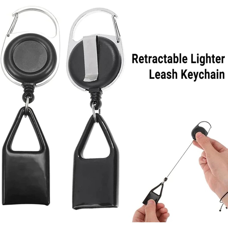 1 Pc Lighter Clip, Retractable Lighter Belt, Anti Lost Retractable