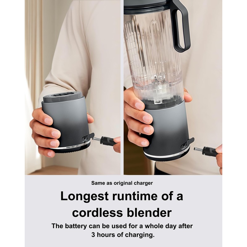 Charger for Ninja Blast Max Portable Blender, Charging Cord Compatible