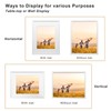 KINLINK 11x14 Picture Frame White Set of 4, Wooden Photo