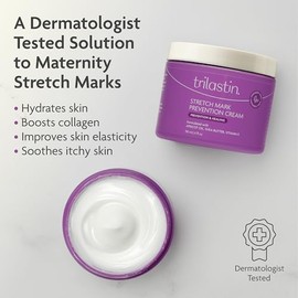 TriLASTIN Maternity Stretch Mark Prevention - 4 oz. by TriLASTIN