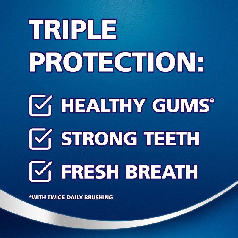 Fresh Mint Toothpaste, 100ml, Pack of 4, Triple Protection Formula