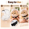 Breathable Cat Grooming Muzzle for Nail Trimming – Clear Anti-Bite
