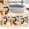 Cat Desk Bed for Indoor Cats – Folding Desk-Mounted Hammock