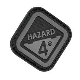 Hazard 4 badges Diamond Shape Morale Patch, Pat H4 – Black