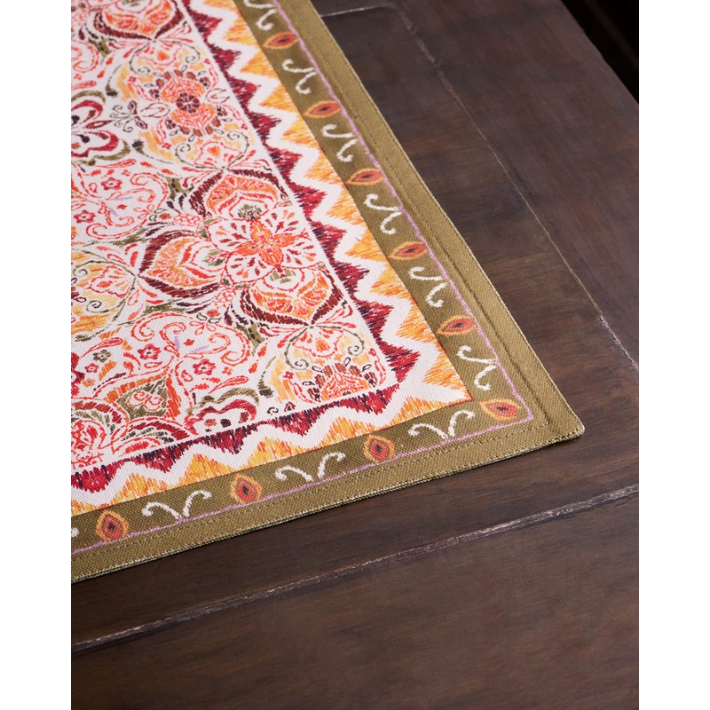 Maison d' Hermine Damask 100% Cotton Set of 4 Placemats
