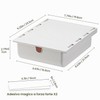 FRETONBA Cassetto Sotto Scrivania, Cassetto Medio Autoadesivo, Cassetto Organizer Cassetti