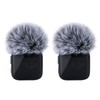 2*Pcs Furry Mic Windscreen for DJI Mic Mini - Mic