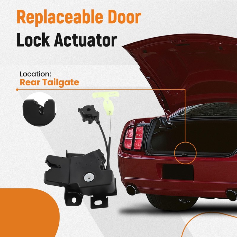 maXpeedingrods Rear Tailgate Truck Latch Lock Actuator, Deck Lid Latch
