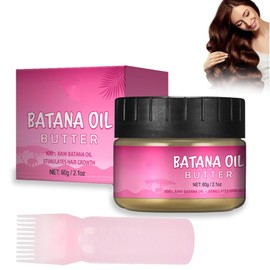 FunnAura Natural Batana Oil, 100% Raw Batana Oil for Hair Growth, Repair Damaged Hair with Complimentary 1 Massage Comb