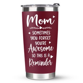 Mothers Day Gifts for Mom from Daughter, Son - Mom Gifts from Daughter, Son for Christmas, Mothers Day - Mom Birthday Gifts Ideas, Birthday Gifts for Mom, Best Mom Gifts - 20Oz Tumbler for Mom