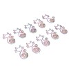 100pcs Cat Shape Paper Clips Colorful Plating Process Increased Slip