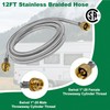 Extend A Stay RV Propane Kit, Propane Brass Tee 4