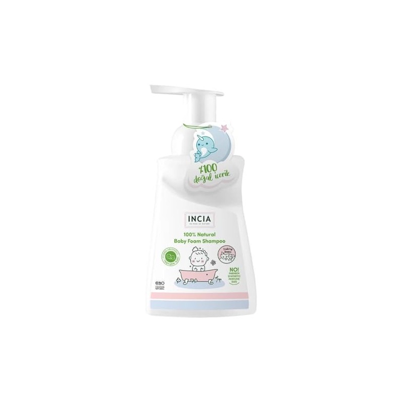 INCIA Natural Baby Shampoo with Lavender - For Children and