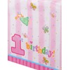 Fun At One Girl Plastic Tablecover