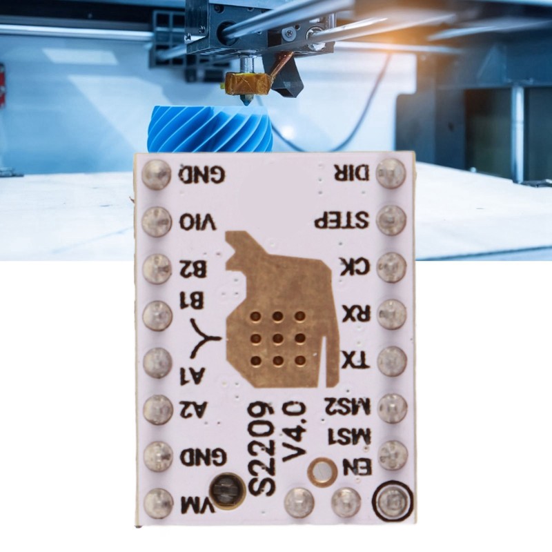 Motor Driver Compatible TMC2209 Ultra‑Quiet Stepper Drive with Heatsink for