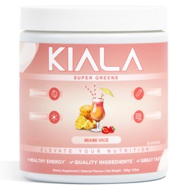 Kiala Nutrition Super Greens Powder - Digestive Health for Women, Bloating Relief, Gut Health, Skin Care (Lemon Drop)