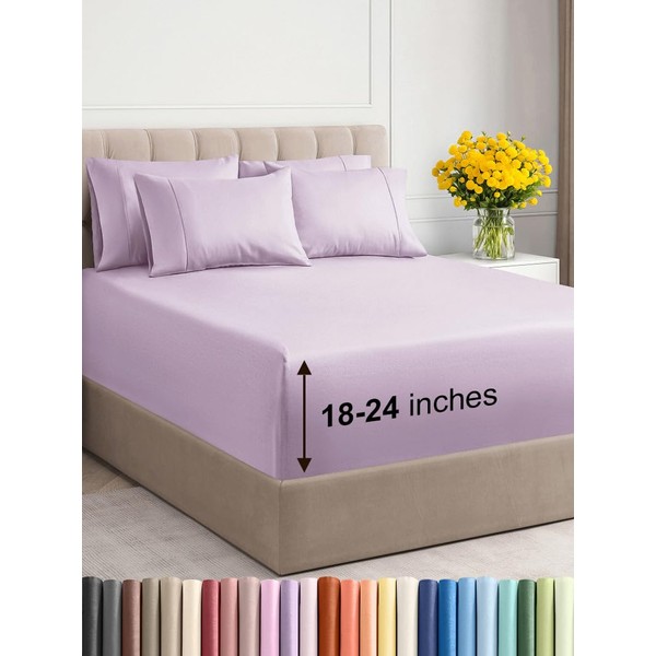 CGK Unlimited Extra Deep King Sheet Set - 6 Piece