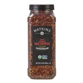 Watkins Gourmet Spice, Organic Crushed Red Pepper, 9.5 oz. Bottle, 1 Count (21814)