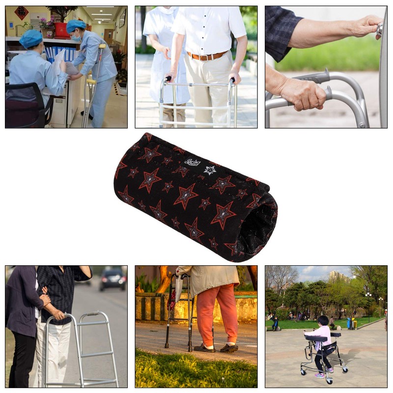 Walker Handle Grip Covers, Padded Non-Slip Foam Cushions for Wheelchairs