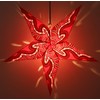 Guru-Shop Foldable Advent Light Paper Star, Christmas Star, Mercury Red,