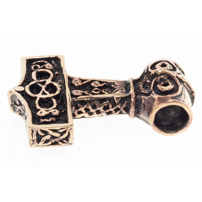 Windalf Thor's Hammer Bronze Pendant Mjölnir 3.5 cm Amulet Viking