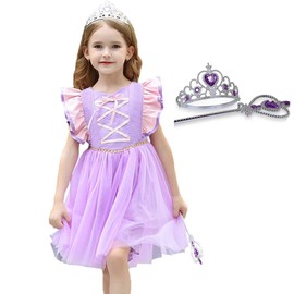 [FORPEND] DS02 Princess Dress Costume, For Children, 90, 100, 110, 120, 130, Princess Dress, Halloween, Party, Birthday, Children's Clothing, purple