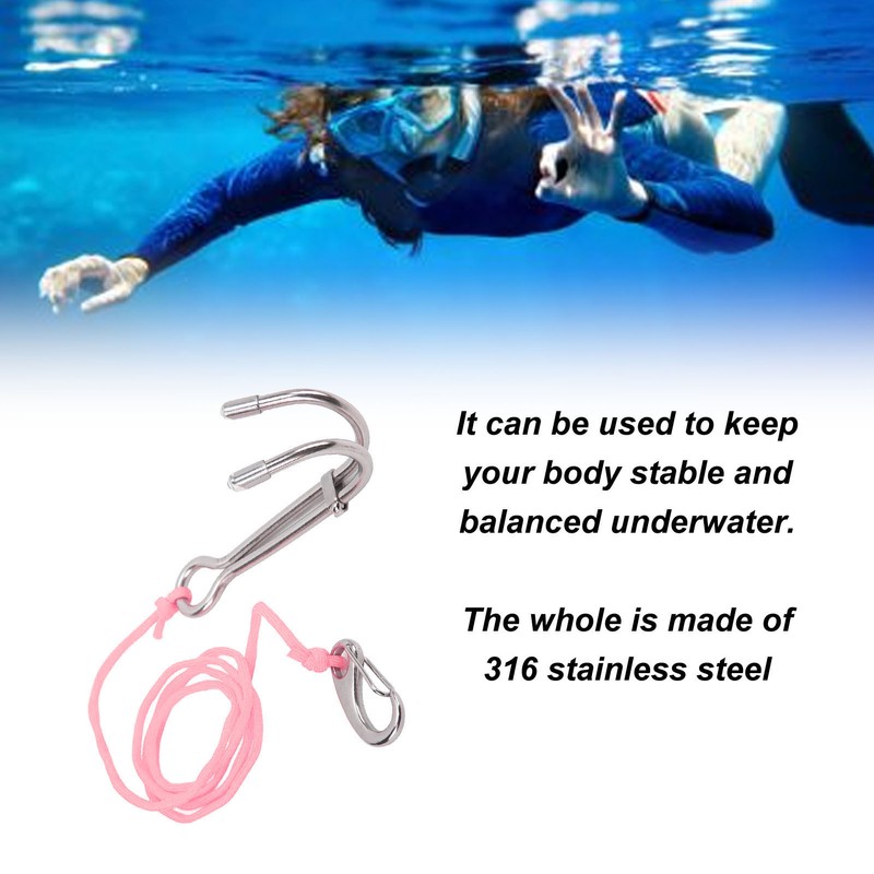 Drift Hook Scuba Diving Double Dual Stainless Steel Drift Hook